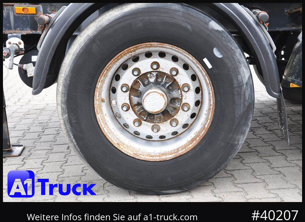 Remorque plateau HUEFFERMANN HTA1800, Ballast, BPW Achsen, Luft