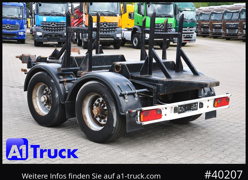 Remorque plateau HUEFFERMANN HTA1800, Ballast, BPW Achsen, Luft