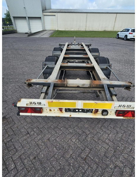 Remorque porte-conteneur/ Caisse mobile H&W TCAB 1878 | BDF Wechsel | MB Axles