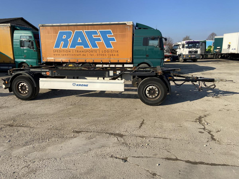 Remorque porte-conteneur/ Caisse mobile Krone 2- Achs Lafette !! HU/ TÜV NEU !! 2- Achs Lafette !! HU/ TÜV NEU !!