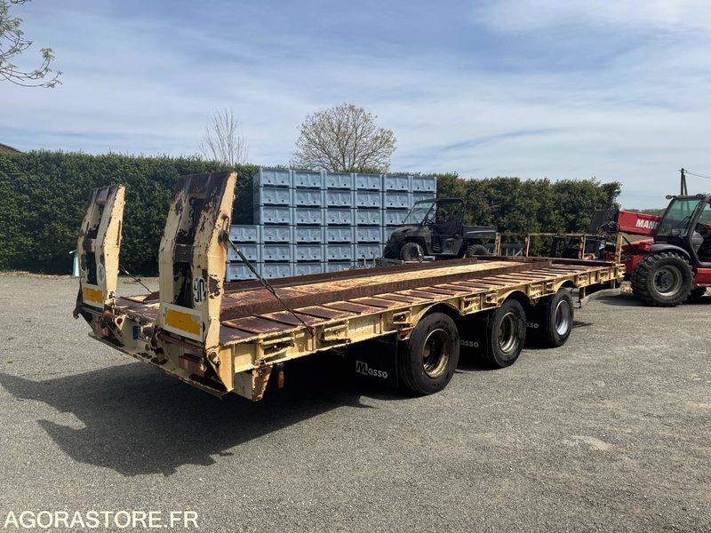 Remorque porte-engin surbaissée REMORQUE MASSO