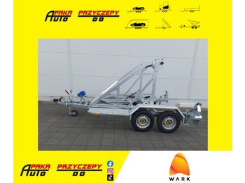 WARK PRZYCZEPA KABLOWA Z WCIĄGARKĄ RĘCZNĄ , DMC 3500 KG | MEGA PROMOCJA - Remorque porte-touret