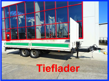 Remorque surbaissé Blomenröhr Tandem- Pritsche- Tieflader