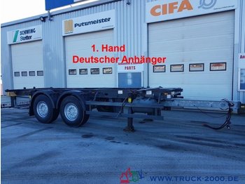 Remorque porte-conteneur/ Caisse mobile Schmitz ZWF18 BDF Tandem 1.Hand SAF Achsen Scheibenbrems: photos 1