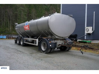 Remorque citerne pour transport de lait VMTARM 4 chamber Tank trailer - Milk trailer: photos 1