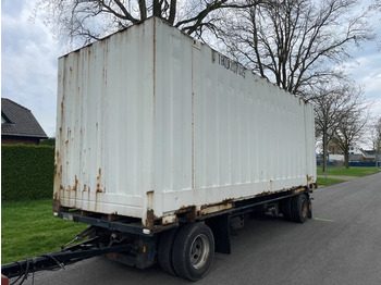 Van Hool Container chassie met laadbak - Remorque porte-conteneur/ Caisse mobile: photos 1