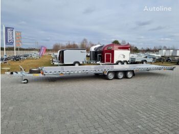 Remorque porte-voitures neuf Wiola L35G85 8.5m long trailer for transport of 2 cars with 3 axles: photos 1