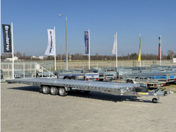 Remorque porte-voitures neuf Wiola L35G85 8.5m long trailer with 3 axles for transport of 2 cars: photos 3