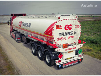 Semi-remorque citerne pour transport de carburant neuf ALAMEN Fuel Tanker (Diesel-gasoline) for Sale: photos 1