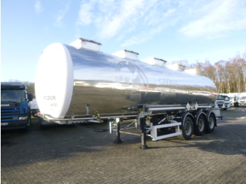 Semi-remorque citerne pour transport de produits chimiques BSLT Chemical tank inox 33 m3 / 1 comp: photos 1