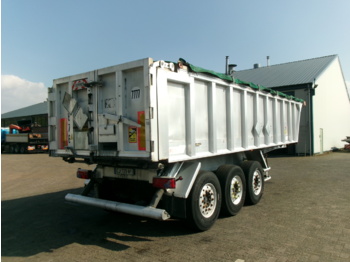 Semi-remorque benne Benalu Tipper trailer alu 25 m3 + tarpaulin: photos 4