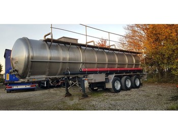 Semi-remorque citerne Burg 25000 L ADR Tanktrailer Inox for Acid, Coated,: photos 1