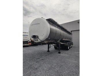 Semi-remorque citerne pour transport de lait Burg foodstuff tank 31350L - heatable: photos 1