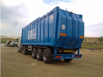 Semi-remorque à fond mouvant pour transport de déchets neuf CUHADAR 2021: photos 1