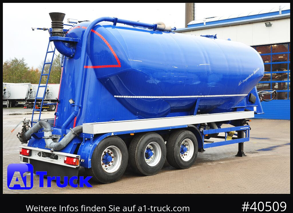 Citerne pulvérulente FELDBINDER Bruns 32m³, Gülle, Vogelsang Pumpe,