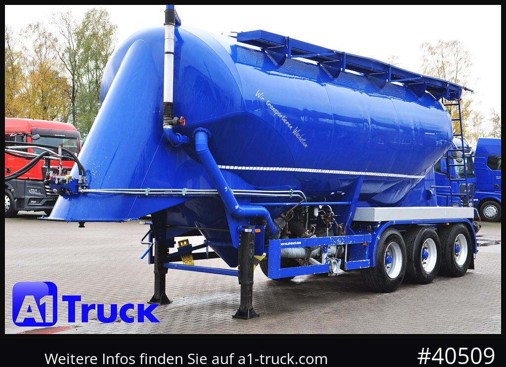 Citerne pulvérulente FELDBINDER Bruns 32m³, Gülle, Vogelsang Pumpe,