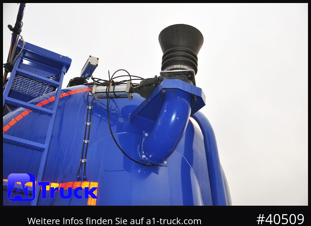 Citerne pulvérulente FELDBINDER Bruns 32m³, Gülle, Vogelsang Pumpe,