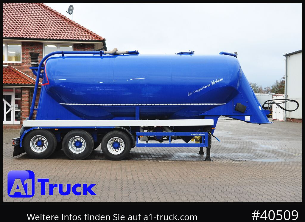 Citerne pulvérulente FELDBINDER Bruns 32m³, Gülle, Vogelsang Pumpe,