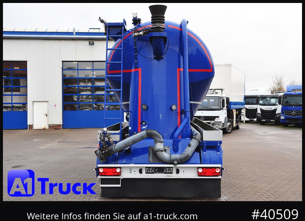 Citerne pulvérulente FELDBINDER Bruns 32m³, Gülle, Vogelsang Pumpe,