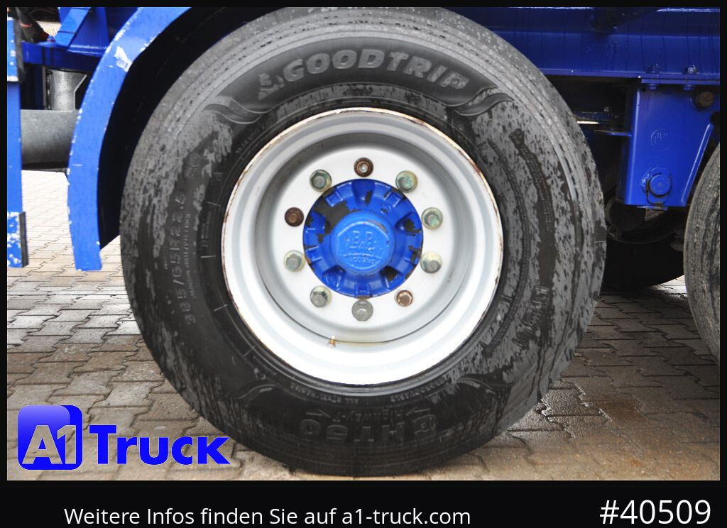 Citerne pulvérulente FELDBINDER Bruns 32m³, Gülle, Vogelsang Pumpe,