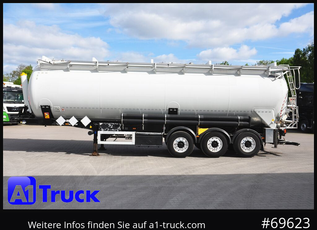 Citerne pulvérulente FELDBINDER KIP 52/7000/A/2, Kippsilo 52.3  ADR, 52m³, 52000 Liter
