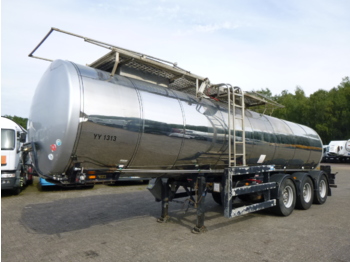 Semi-remorque citerne pour transport de la nourriture Clayton Food tank inox 23.5 m3 / 1 comp + pump: photos 1