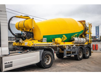 DE BUF BETON MIXER/MALAXEUR/MISCHER 12M3 - Semi-remorque
