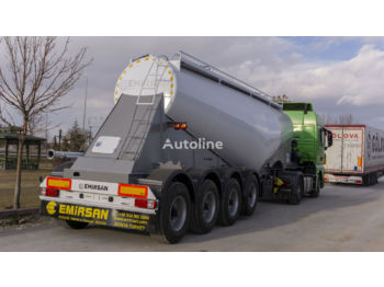 Semi-remorque citerne pour transport de ciment neuf EMIRSAN 2022 4 Axle Cement Tanker Trailer: photos 1