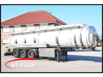 Semi-remorque citerne Feldbinder Chemie Tank, 32.400 ltr,  ADR TüV 03/2019,: photos 1