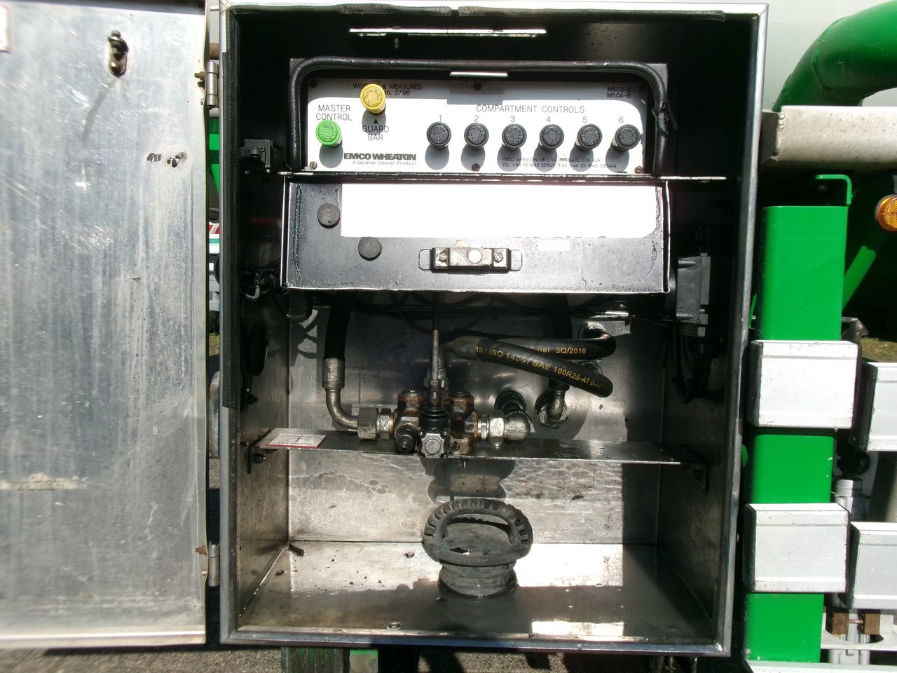 Semi-remorque citerne pour transport de carburant Feldbinder Fuel tank alu 42 m3 / / 6 comp + pump: photos 17