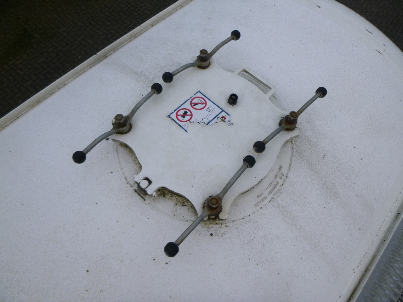 Semi-remorque citerne pour transport de farine Feldbinder Powder tank alu 36 m3 / 1 comp: photos 21