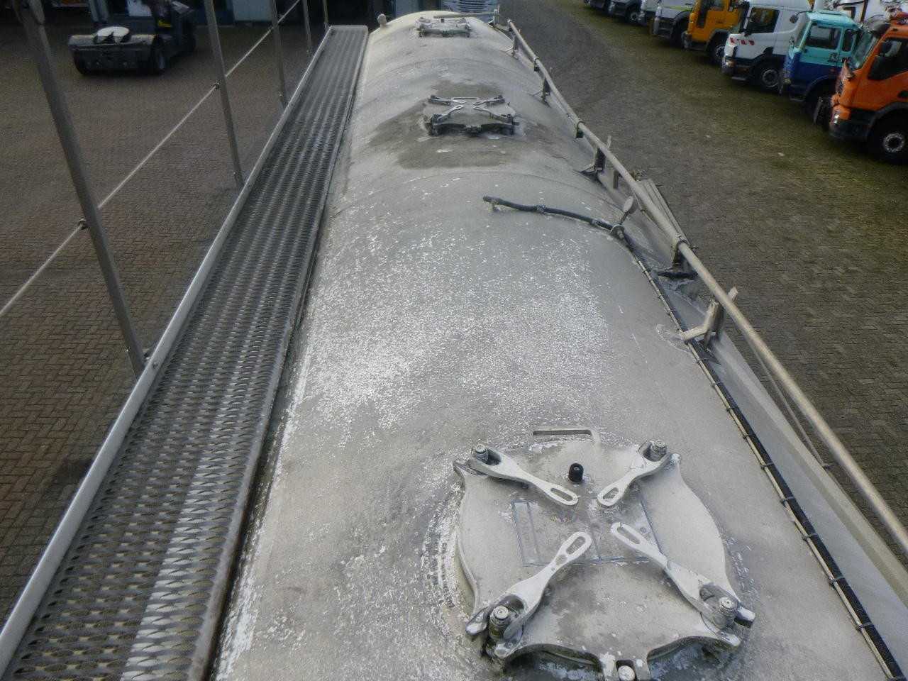 Semi-remorque citerne pour transport de farine Feldbinder Powder tank alu alu 49 m3 / 1 comp: photos 30