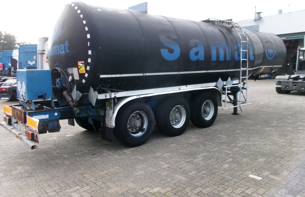 Semi-remorque citerne pour transport de bitume Fruehauf Bitumen tank inox 31 m3 / 1 comp + mixer & engine: photos 4