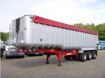 Semi-remorque benne Fruehauf Tipper trailer alu 52 m3 + tarpaulin: photos 1