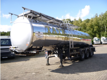 Semi-remorque citerne pour transport de la nourriture General Trailers / Fruehauf Food tank inox 23.5 m3 / 1 comp + pump: photos 1