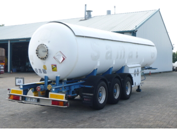 Semi-remorque citerne pour transport de gaz Guhur Low-pressure gas tank steel 31.5 m3 / 10 bar (methyl chloride): photos 3