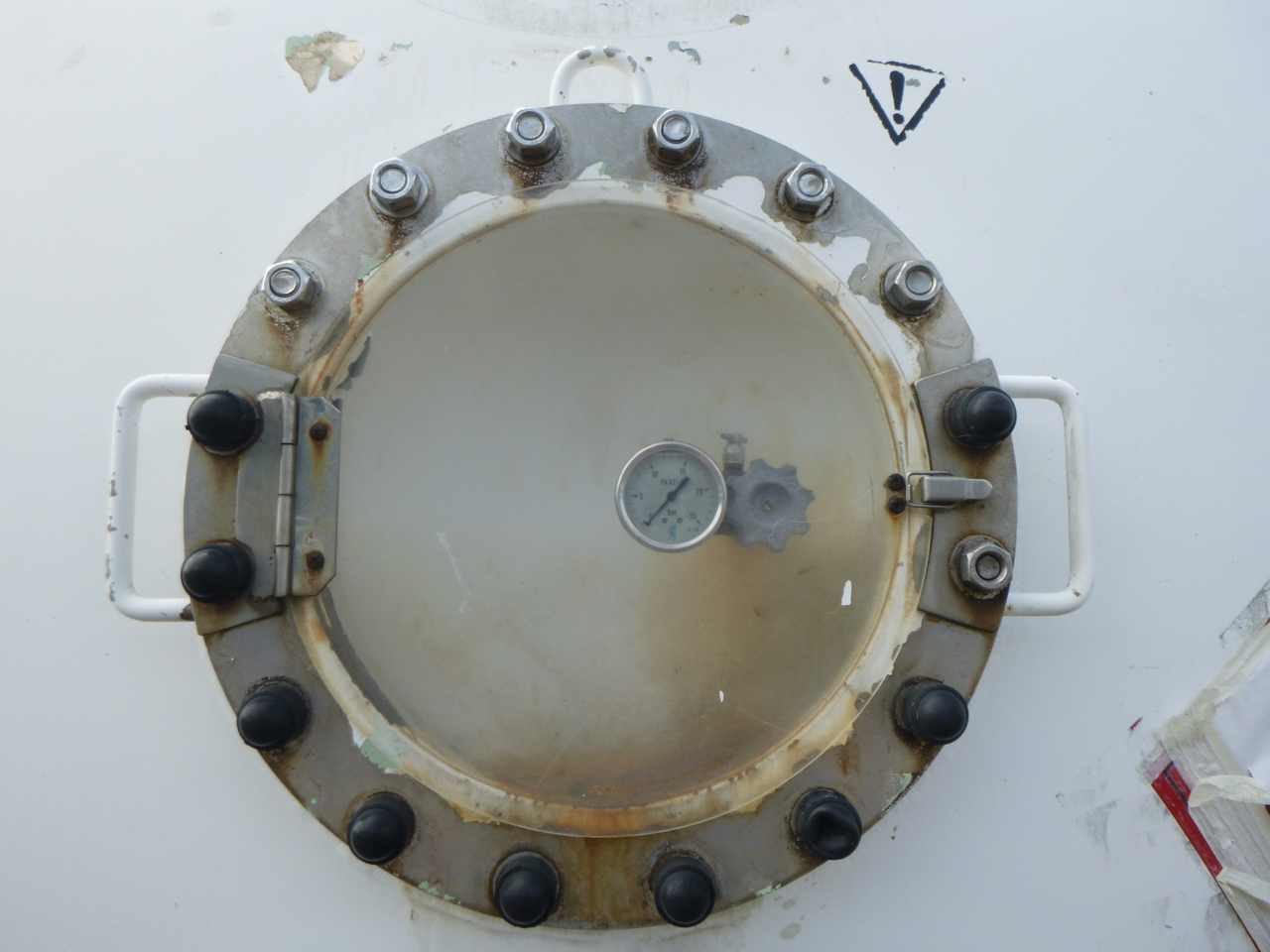 Semi-remorque citerne pour transport de gaz Guhur Low-pressure gas tank steel 31.5 m3 / 10 bar (methyl chloride): photos 12