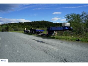 Semi-remorque surbaissé Hafo 3 + 2 axle swan trailer with hydraulic swan: photos 1