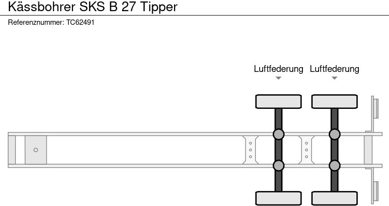 Kässbohrer SKS B 27 Tipper en leasing Kässbohrer SKS B 27 Tipper: photos 11