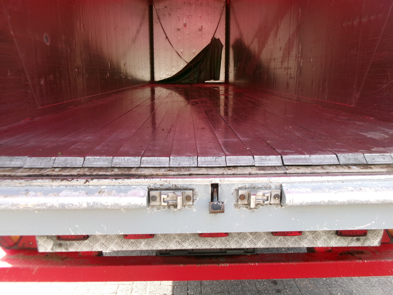Semi-remorque à fond mouvant Kraker Walking floor trailer alu 90 m3 CF-200: photos 10