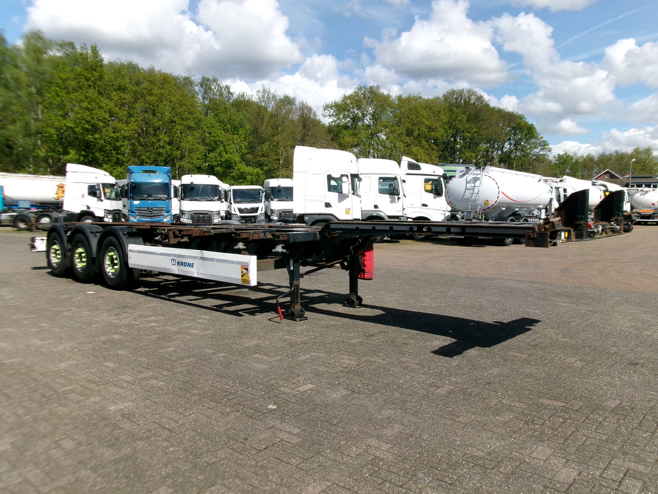 Krone 3-axle container trailer 20-30-40-45 ft DA08LNA en leasing Krone 3-axle container trailer 20-30-40-45 ft DA08LNA: photos 2