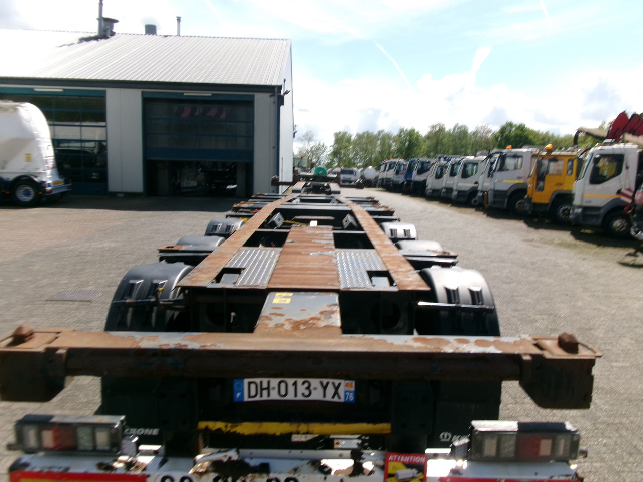 Krone 3-axle container trailer 20-30-40-45 ft DA08LNA en leasing Krone 3-axle container trailer 20-30-40-45 ft DA08LNA: photos 7