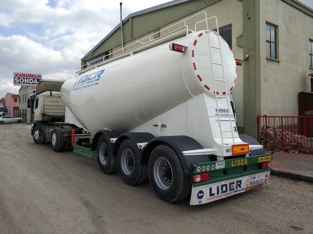 Semi-remorque citerne pour transport de ciment neuf LIDER 2023 MODEL NEW CEMENT TANKER: photos 16