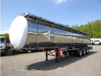 Semi-remorque citerne pour transport de produits chimiques L.A.G. Chemical tank inox 37.2 m3 / 4 comp: photos 1