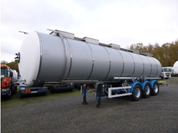 Semi-remorque citerne pour transport de produits chimiques Magyar Chemical tank inox 37.5 m3 / 1 comp: photos 1