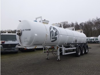 Semi-remorque citerne pour transport de produits chimiques Maisonneuve Chemical ACID tank inox 24.4 m3 / 1 comp: photos 1