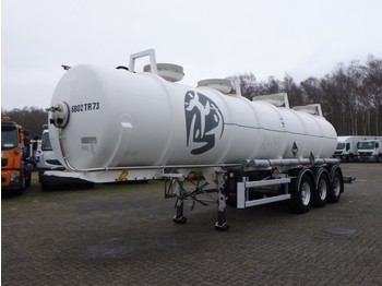 Semi-remorque citerne pour transport de produits chimiques Maisonneuve Chemical ACID tank inox 24.6 m3 / 1 comp: photos 1