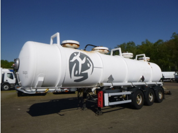 Semi-remorque citerne pour transport de produits chimiques Maisonneuve Chemical ACID tank steel 22.5 m3 / 2 comp: photos 1