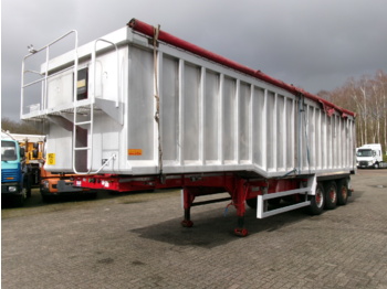 Semi-remorque benne Montracon Tipper trailer alu 55 m3 + tarpaulin: photos 1