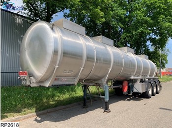 Semi-remorque citerne Panissars Chemie RVS tank, 31.720 liter, 4 compartments: photos 1